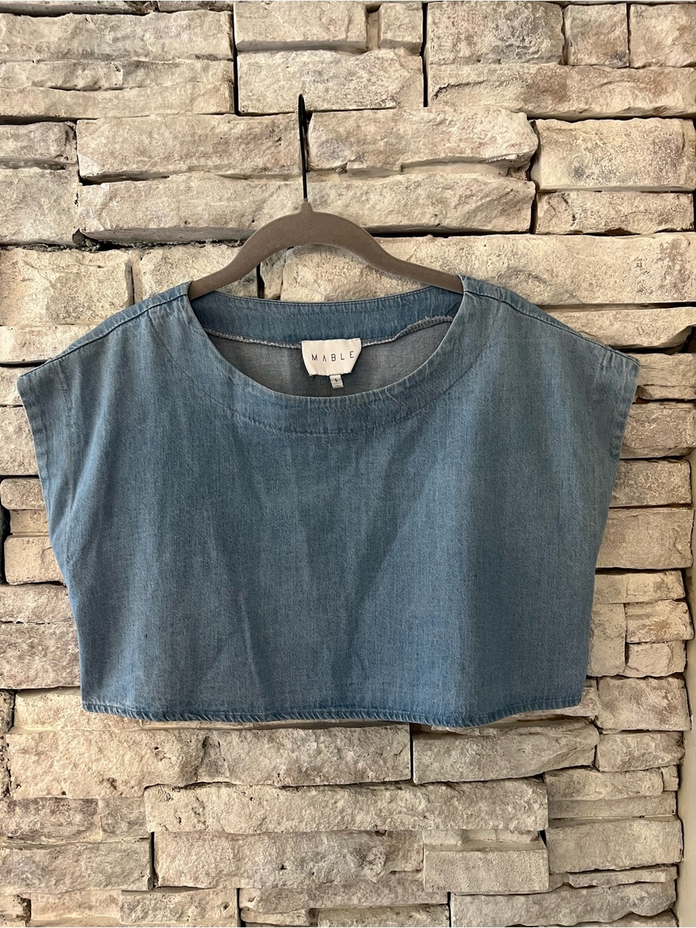 Mable Denim Crop Top
